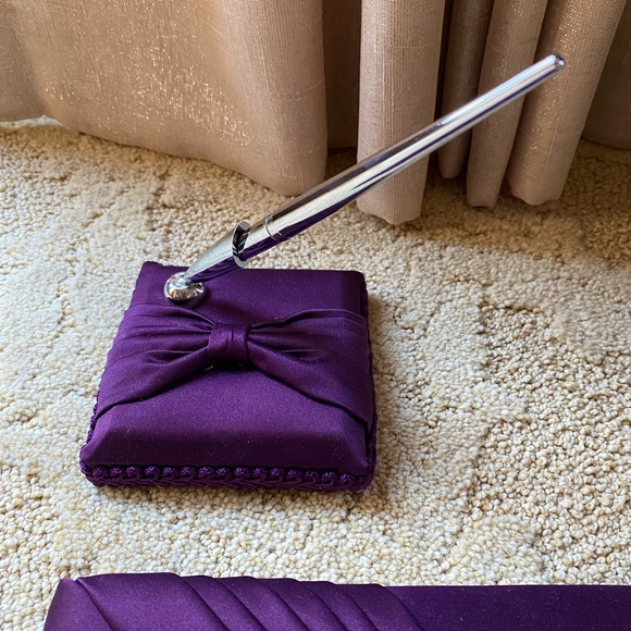 New Set of Party Guest Note Book with Matching pen holder - Picture 2 of 9